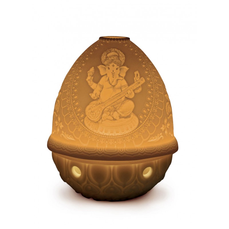Litof.Ganesha con Veena (ricarica.a LED)